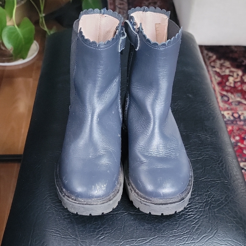 Jacadi Navy Ankle Boots